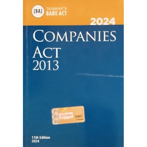 Taxmann's Companies Act, 2013 Bare Act 2024 [Pocket]